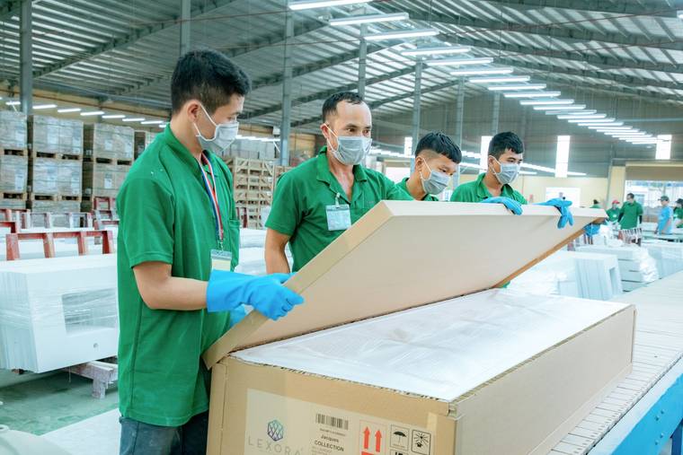 Đóng gói — quy trình sản xuất Lei Xin