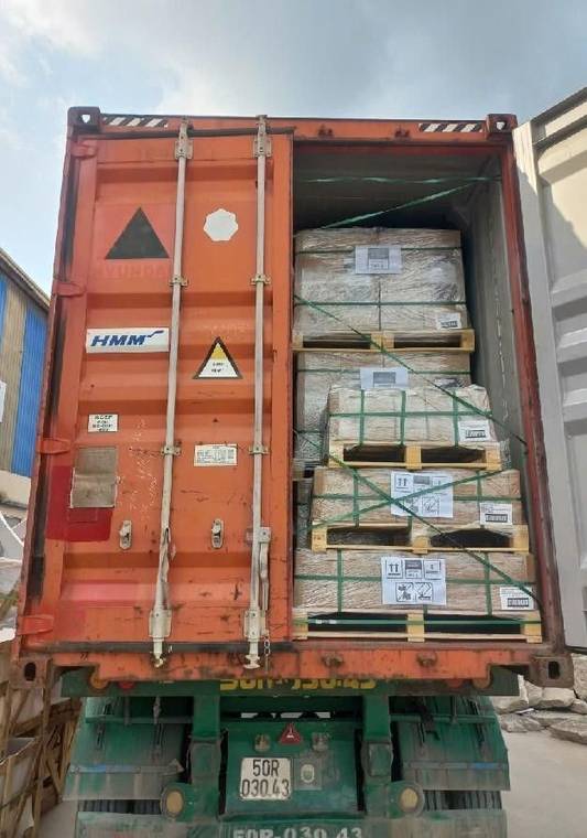 Đóng container — quy trình sản xuất Lei Xin