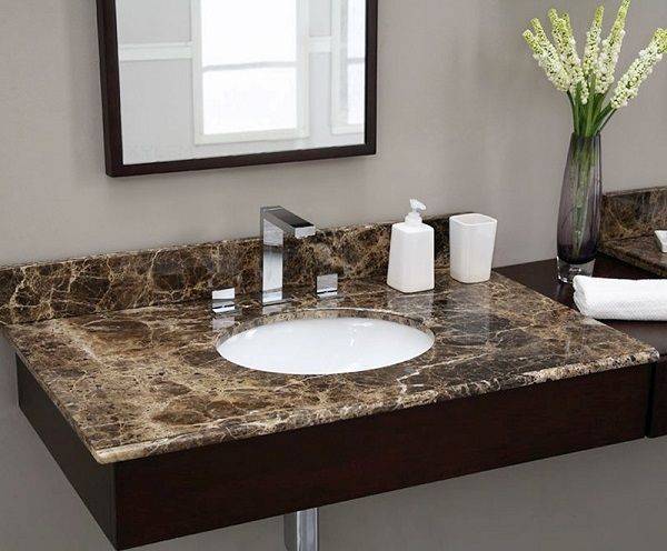 Mặt lavabo đá emperador